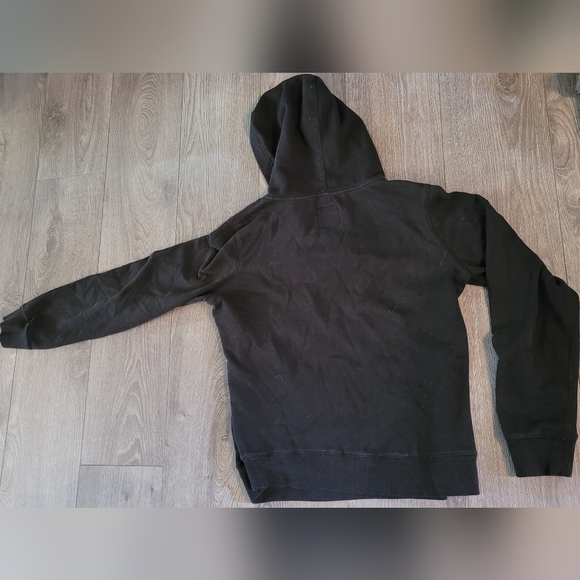 Fox Black and Turquoise V-Neck Hoodie - Picture 3 of 3